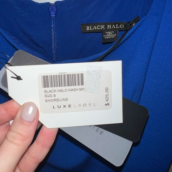 Black Halo Kash Mini Dress - Picture 3 of 4